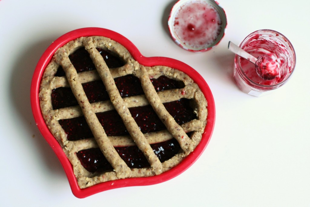 Bake a heart-shaped Linzer Torte for Valentine's day