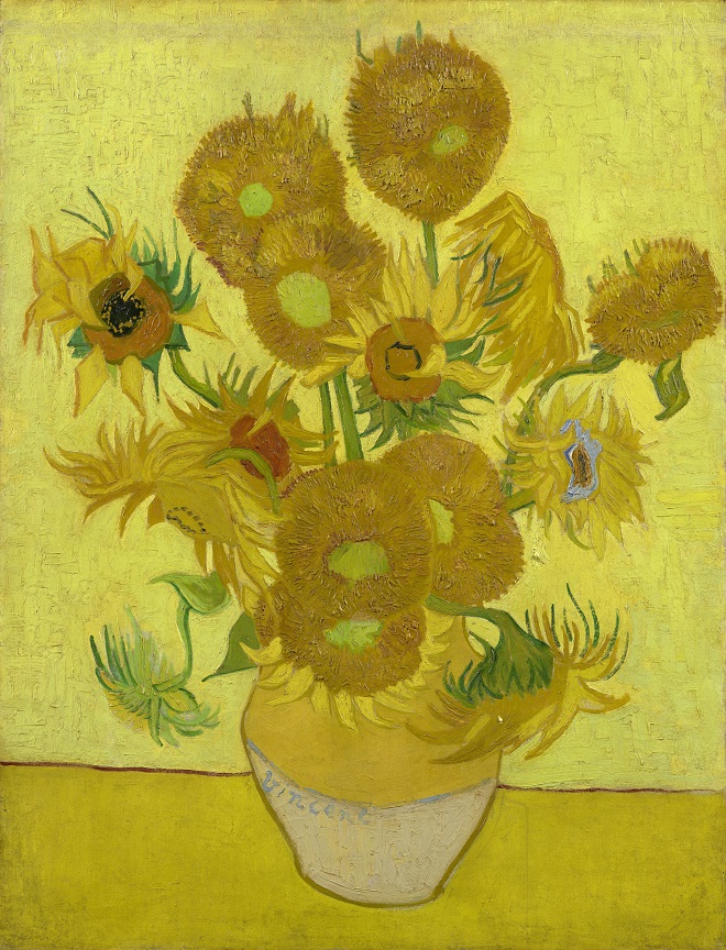 Sunflowers-Vincent-van-Gogh-1889