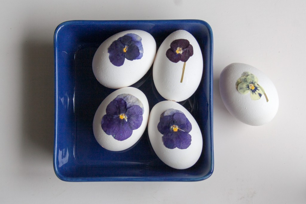 DIY pressed flowers Easter eggs - Cloverhome.nl